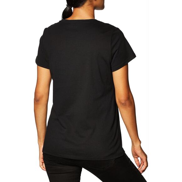 Calvin Klein Women's Basic Tee Shirt Performance Black/White Size Large - Picture 9 of 9